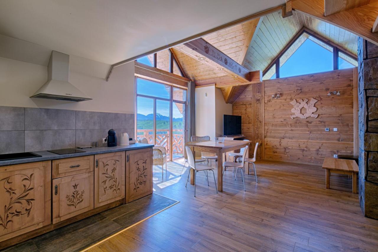 Tatrzanskie Echo Domki Regionalne Z Dwoma Lazienkami, Placem Zabaw I Przepieknym Widokiem Na Tatry Vila Zakopane Exterior foto